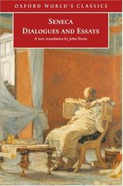 Front cover of Dialogues and Essays by Seneca the Younger