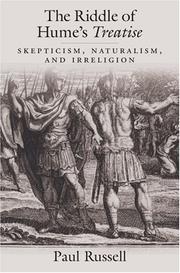 Front cover of The Riddle of Hume's Treatise by Paul Russell