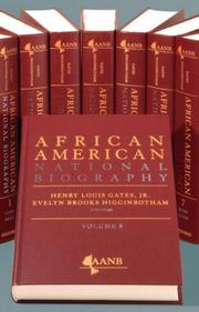 Front cover of The African American national biography by Evelyn Brooks Higginbotham
