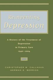 Cover of Reinventing depression by Christopher M Callahan
