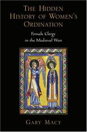 Cover of The Hidden History of Women's Ordination by Gary Macy
