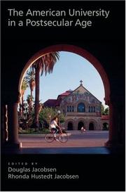 Cover of The American university in a postsecular age by Douglas G. Jacobsen