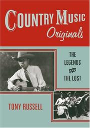 Front cover of Country music originals by Tony Russell
