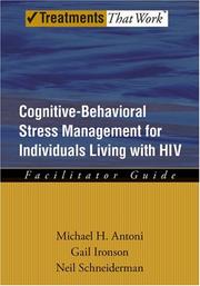 Front cover of Cognitive-behavioral stress management for individuals living with HIV by Michael H Antoni