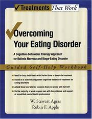 Front cover of Overcoming your eating disorder by W. Stewart Agras