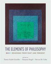Front cover of The elements of philosophy by Tamar Gendler