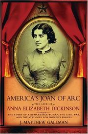 Cover of America's Joan of Arc by J. Matthew Gallman