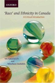 Cover of Race and ethnicity in Canada by Vic Satzewich