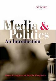 Front cover of Media & politics by Wayne Errington
