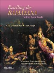 Front cover of Retelling the Ramayana by Śr̲īkanṭhannāyar, Si. En.