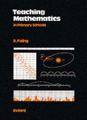 Front cover of Teaching Mathematics in Primary Schools (Oxford Studies in Education) by D. Paling