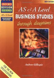 Front cover of Advanced Business Studies Through Diagrams by A. Gillespie