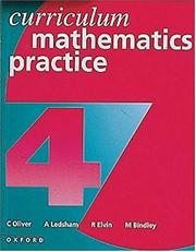 Cover of Curriculum mathematics practice by C. Oliver