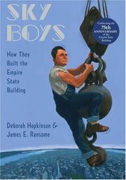 Front cover of Sky boys : how they built the Empire State Building by Deborah Hopkinson
