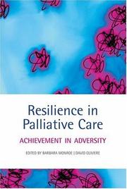 Front cover of Resilience in palliative care by Barbara Monroe