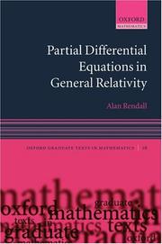 Front cover of Partial Differential Equations in General Relativity (Oxford Graduate Texts in Mathematics) by Alan Rendall