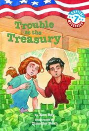 Front cover of Trouble at the Treasury (Capital Mysteries #7) by Ron Roy