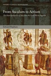 Front cover of From Asculum to Actium by Edward Bispham