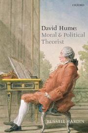 Cover of David Hume by Russell Hardin