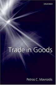 Front cover of Trade in Goods by Petros Mavroidis