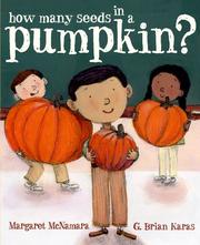 Front cover of How Many Seeds in a Pumpkin? by Margaret McNamara