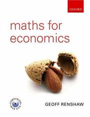 Front cover of Maths for Economics by Geoffrey Renshaw