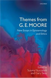 Front cover of Themes from G.E. Moore by Susana Nuccetelli