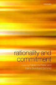 Cover of Rationality and commitment by Fabienne Peter