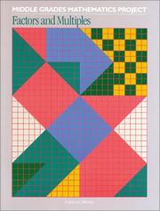 Front cover of Factors and Multiples (Middle Grades Mathematics Project) by Glenda Lappan