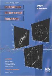 Cover of Interactive Differential Equations by Beverly West