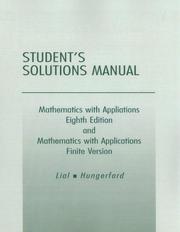 Cover of Student's Solutions Manual Mathematics with Applications by Bernd Oestereich