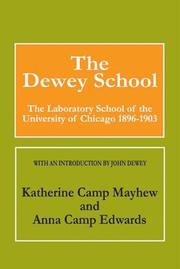 Cover of The Dewey school by Katherine Mayhew