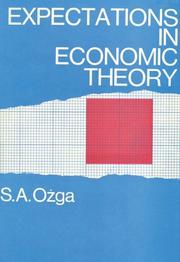 Cover of Expectations in Economic Theory by S.A. Ozga