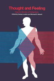 Cover of Thought and feeling by Harvey London