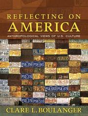 Front cover of Reflecting on America by Clare L. Boulanger