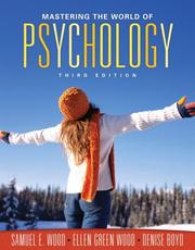 Front cover of Mastering the world of psychology by Ellen Green Wood