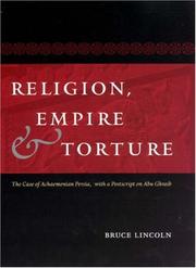 Front cover of Religion, empire, and torture by Bruce Lincoln