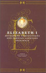 Cover of Elizabeth I by Queen Elizabeth I