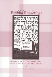 Front cover of Faithful Renderings by Naomi Seidman