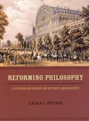 Cover of Reforming philosophy by Laura J. Snyder