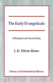 Front cover of The early Evangelicals by Leonard Elliott Elliott-Binns