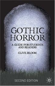 Cover of Gothic Horror by Clive Bloom
