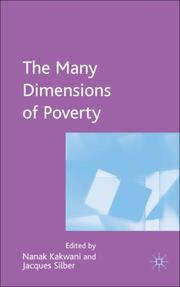 Front cover of The many dimensions of poverty by Nanak Kakwani