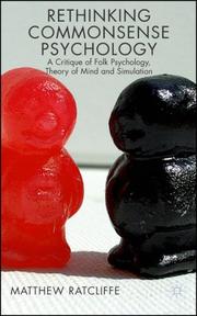 Front cover of Rethinking Commonsense Psychology by Matthew Ratcliffe