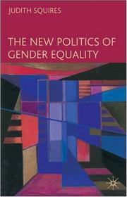 Front cover of The New Politics of Gender Equality by Judith Squires