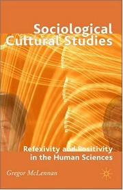 Front cover of Sociological Cultural Studies by Gregor McLennan