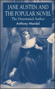 Front cover of Jane Austen and the Popular Novel by Anthony Mandal