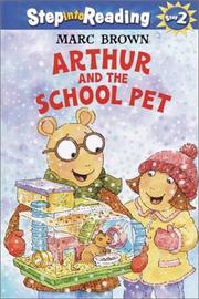 Cover of Arthur and the school pet by Marc Brown