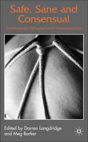 Cover of Safe, sane and consensual by Darren Langdridge