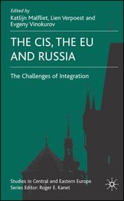 Cover of The CIS, the EU and Russia by Katlijn Malfliet